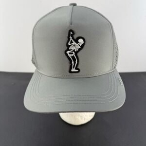 True Linkswear True Lux Tech 5-Panel Snapback Dead Golfer Gray